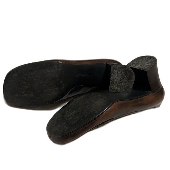 Nine West, Close Toe, Block Heels, Brown and Black, Size 7 - Picture 6 of 10